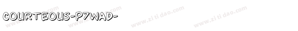 Courteous-p7wAD字体转换
