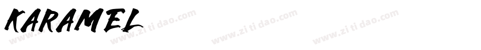 KARAMEL字体转换