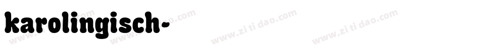 karolingisch字体转换