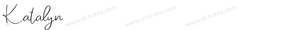 Katalyn字体转换