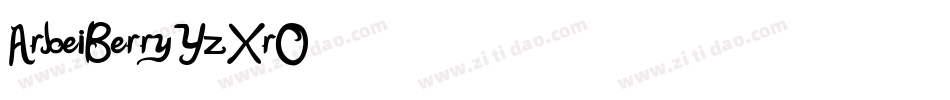 ArbeiBerry-YzXrO字体转换