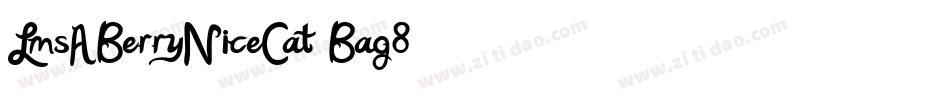 LmsABerryNiceCat-Bag8字体转换