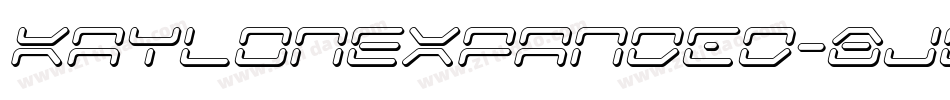KaylonExpanded-8JGM字体转换