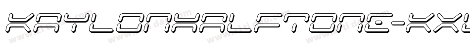 KaylonHalftone-KXLW字体转换