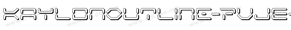 KaylonOutline-7VJE字体转换