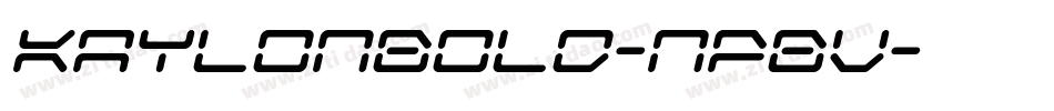 KaylonBold-nPBV字体转换