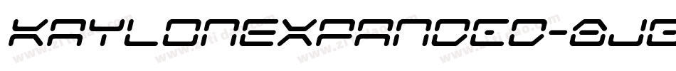 KaylonExpanded-8JGM字体转换