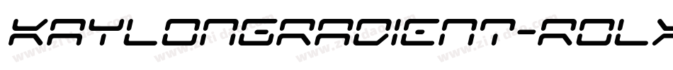 KaylonGradient-roLx字体转换