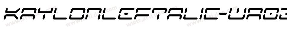 KaylonLeftalic-wa02字体转换