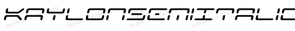 KaylonSemiItalic-LgXy字体转换 KaylonSemiItalic-LgXy字体转换