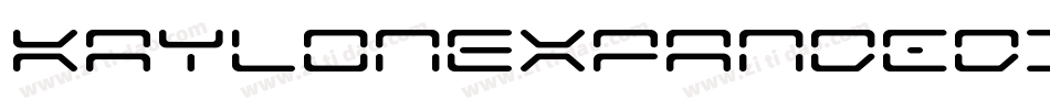 KaylonExpandedItalic-YDpq字体转换