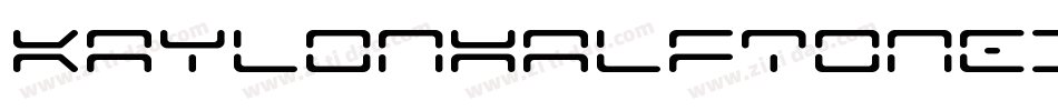 KaylonHalftoneItalic-2xpW字体转换