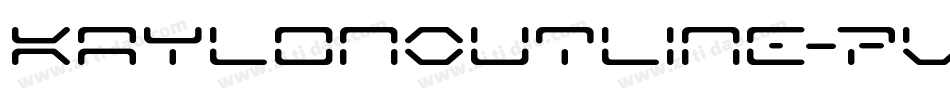 KaylonOutline-7VJE字体转换