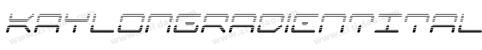 KaylonGradientItalic-Mogp字体转换
