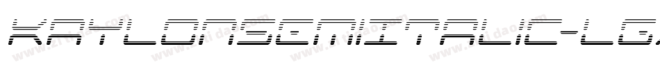 KaylonSemiItalic-LgXy字体转换 KaylonSemiItalic-LgXy字体转换