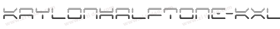 KaylonHalftone-KXLW字体转换