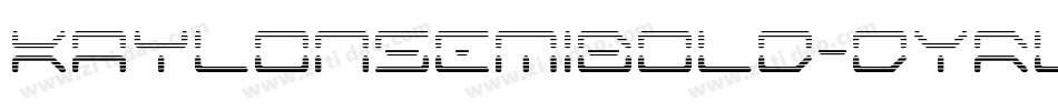 KaylonSemiBold-dYRl字体转换