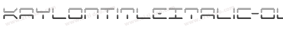 KaylonTitleItalic-oLmq字体转换