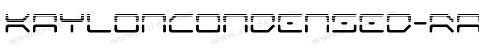 KaylonCondensed-RamV字体转换