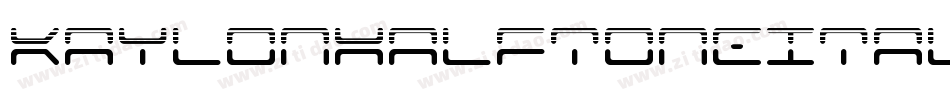 KaylonHalftoneItalic-2xpW字体转换