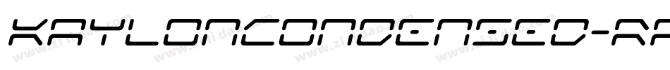 KaylonCondensed-RamV字体转换