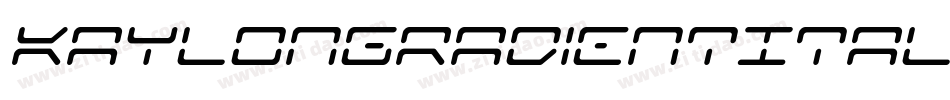 KaylonGradientItalic-Mogp字体转换