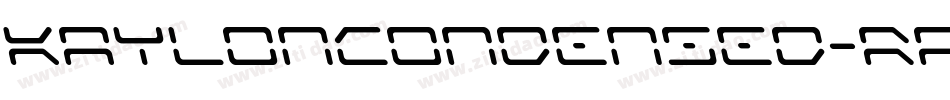 KaylonCondensed-RamV字体转换