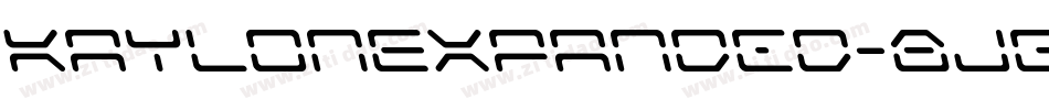KaylonExpanded-8JGM字体转换
