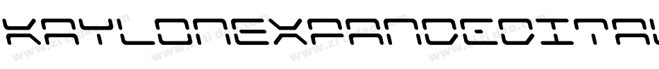 KaylonExpandedItalic-YDpq字体转换