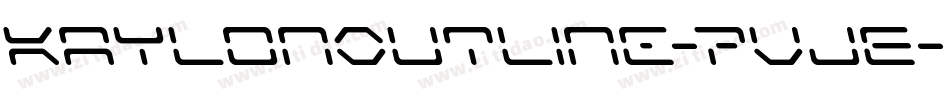 KaylonOutline-7VJE字体转换