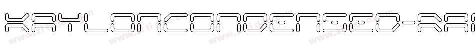 KaylonCondensed-RamV字体转换