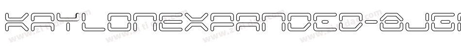 KaylonExpanded-8JGM字体转换