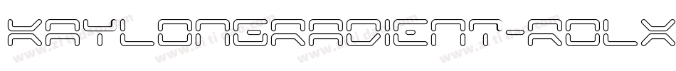KaylonGradient-roLx字体转换