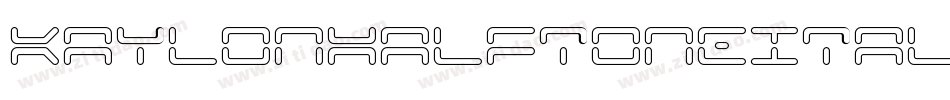 KaylonHalftoneItalic-2xpW字体转换