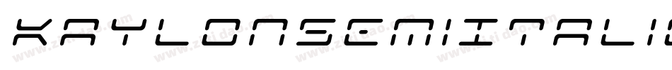 KaylonSemiItalic-LgXy字体转换 KaylonSemiItalic-LgXy字体转换
