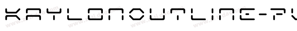 KaylonOutline-7VJE字体转换