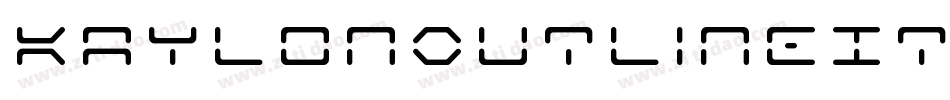 KaylonOutlineItalic-mdwV字体转换