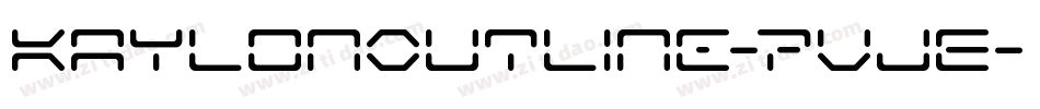 KaylonOutline-7VJE字体转换