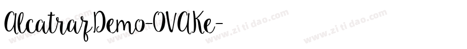 AlcatrazDemo-OVAKe字体转换