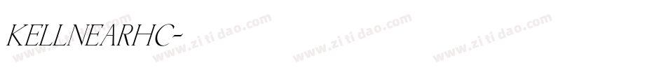 KellnearHC字体转换
