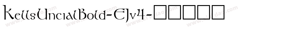 KellsUncialBold-EJv4字体转换