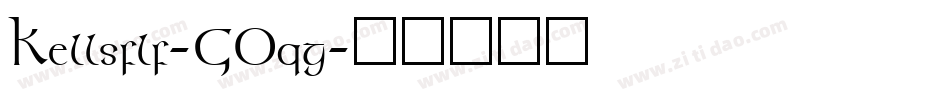 Kellsflf-GOqg字体转换