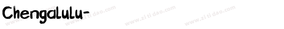 Chengalulu字体转换