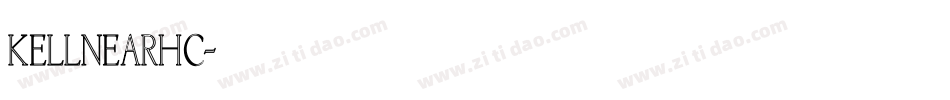 KellnearHC字体转换