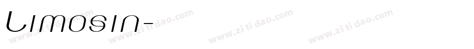 Limosin字体转换