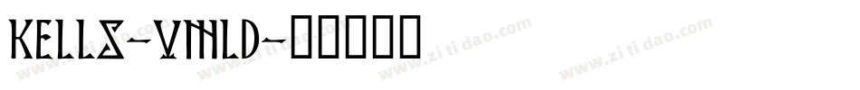 Kells-vmLD字体转换