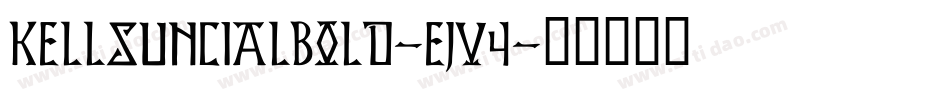 KellsUncialBold-EJv4字体转换