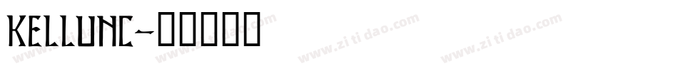 kellunc字体转换