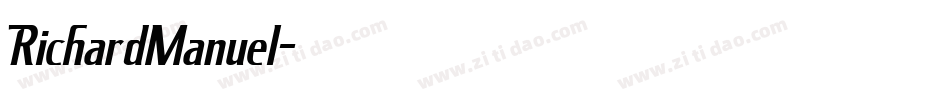 RichardManuel字体转换