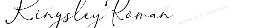 KingsleyRoman字体转换